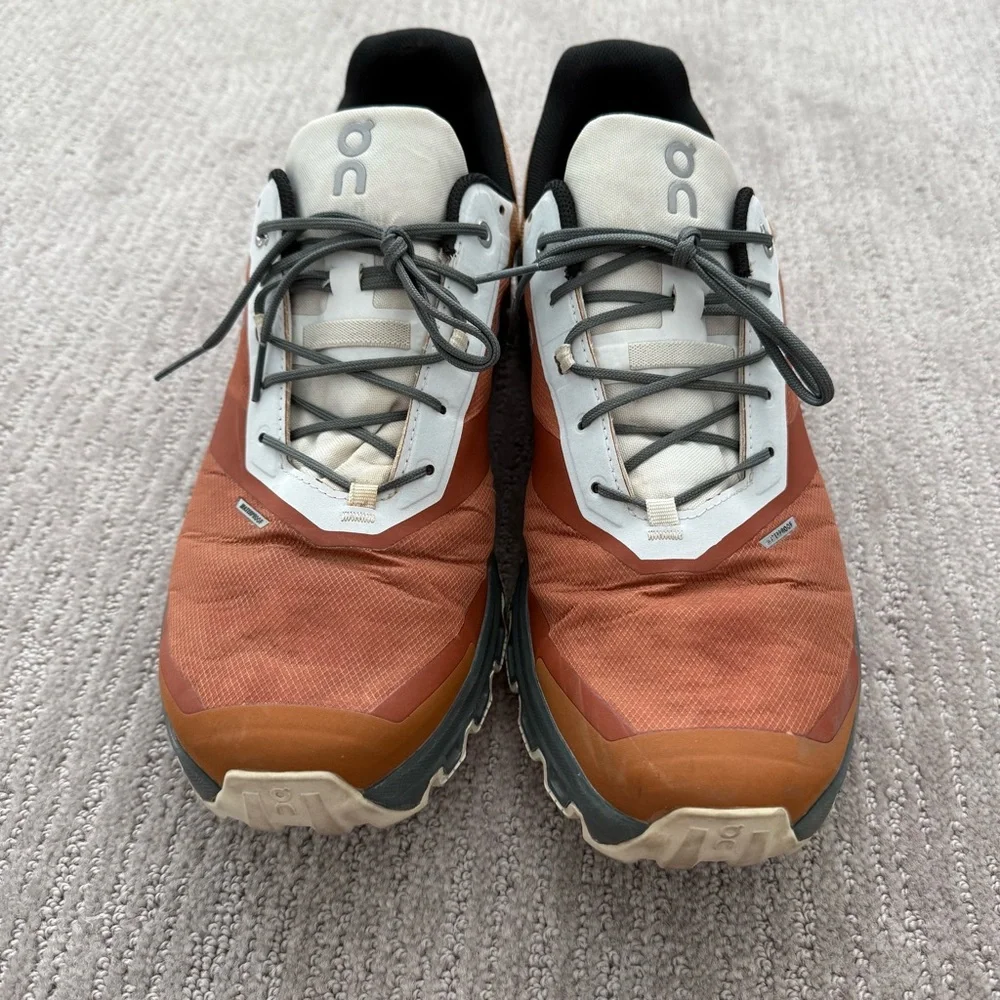 On Running Men's Athletic Shoes - Brown, Black, White - Picture 3 of 8